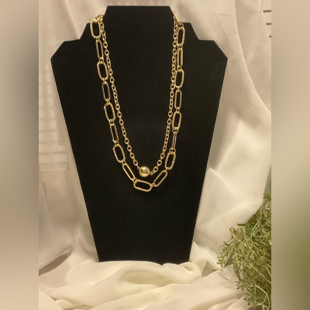 Vintage Multilayer Connecting Chain Necklace